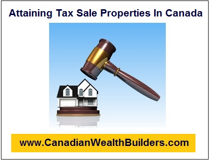 Acquiring Tax Sale Properties In Canada